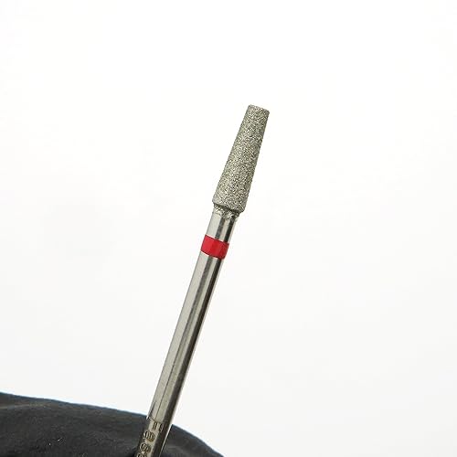 Miniatura 6 de 5 cabezales de taladro de uñas de 332 pulgadas, brocas de lijado para cutículas de eje de lijado para limas eléctricas para manicura y pedicuras,