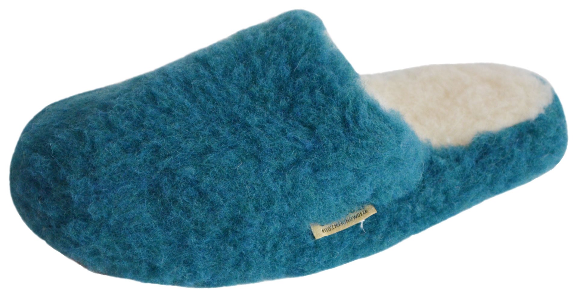 Sheepwool Wellness Slippers/Unisex, Soft Non-Slip Sole, Floor 100% Merino Wool, Size: 3-12.5 (35-48 EU)