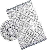 Vista 24 de WOVEN ST. Alfombra de baño de algodón con mechones Alfombra de área para spa, tocador, ducha, baños principales Textiles absorbentes de agua
