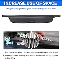 Vista 224 de Powerty Cubierta de Carga para Accesorios Kia Sportage 2023-2025 2026, Textura de Lona Cubierta Retráctil para Maletero Trasero de Carga de Equipaje