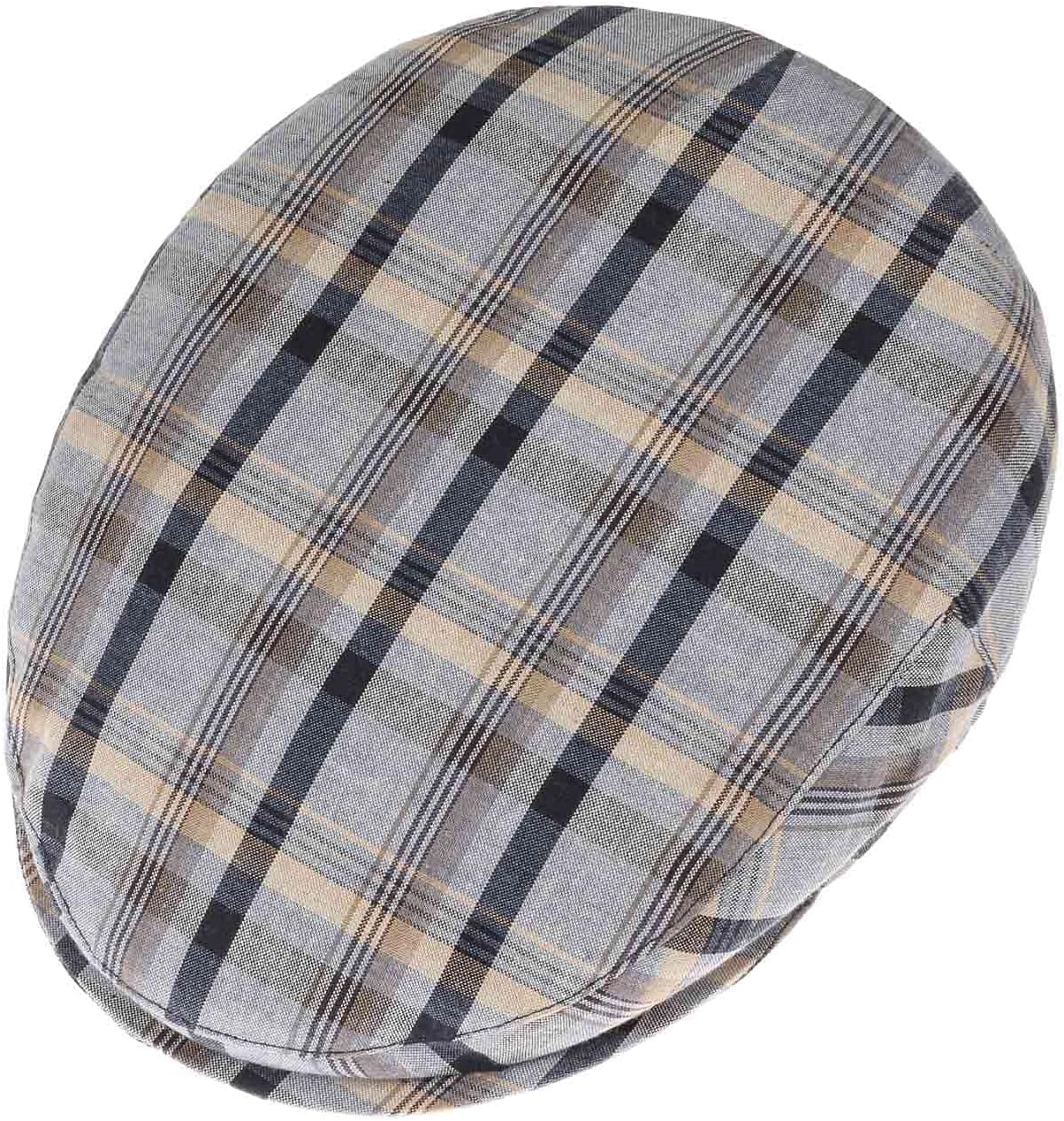 Lipodo Inglese Cotton Flat Cap Made in Italy Men Women Spring Summer