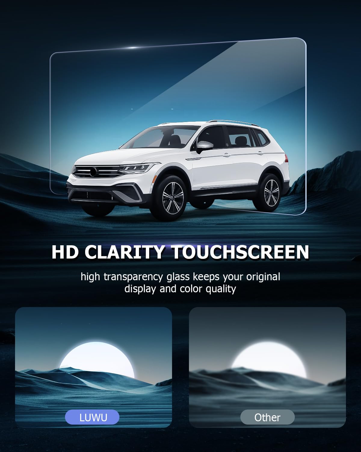 LUWU [2 Stück] Displayschutzfolie für Jaecoo J7 2025 2026 2027