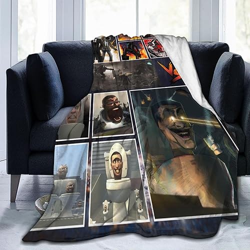 Miniatura 4 de Manta de dibujos animados de felpa suave para dormitorio, sofá, sala de estar, manta de 50 x 40 pulgadas