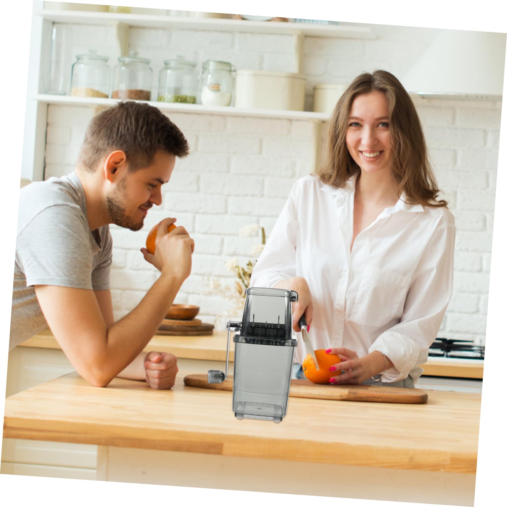 Tritaghiaccio Manuale Portatile Multi- per Ghiaccio Tritato per Cocktail Granita e Bevande Fresche Utensile Senza Elettricità