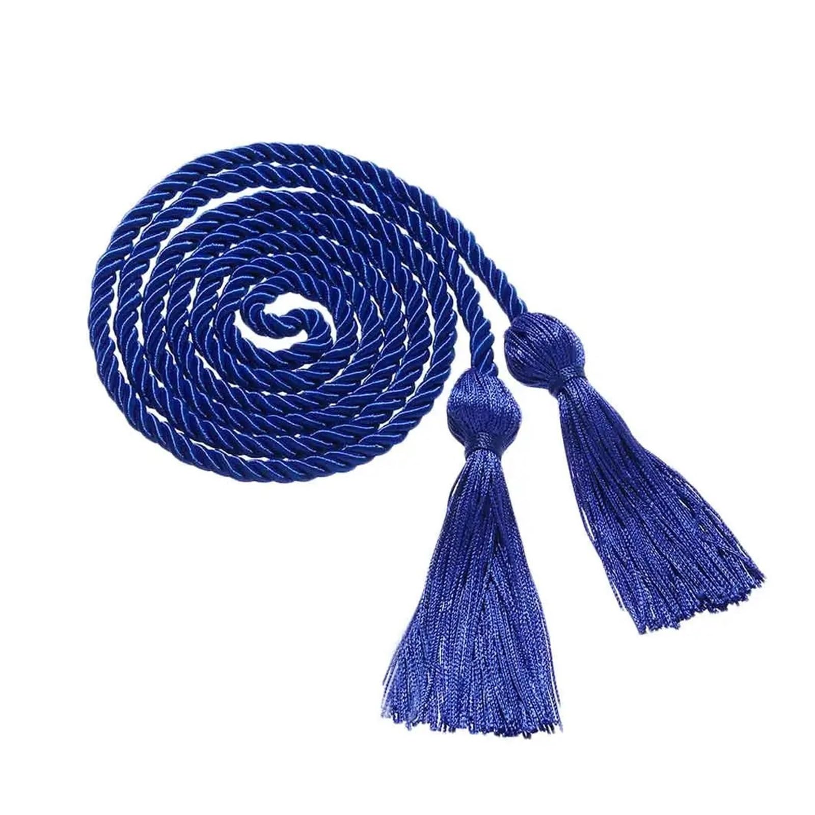 Tassel Graduation 10Pcs Graduation Honor Cords Craft Braided Tassels Drawstring Rope Yarn Cord For Students Bachelor Gown for Graduate Ceremonies and Memorials(Blue)