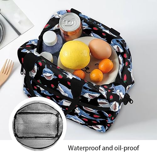 Vista 67 de doginthehole Bolsa de almuerzo portátil de teñido anudado azul, bolsa de almuerzo, organizador reutilizable, hielera para adultos, al aire libre