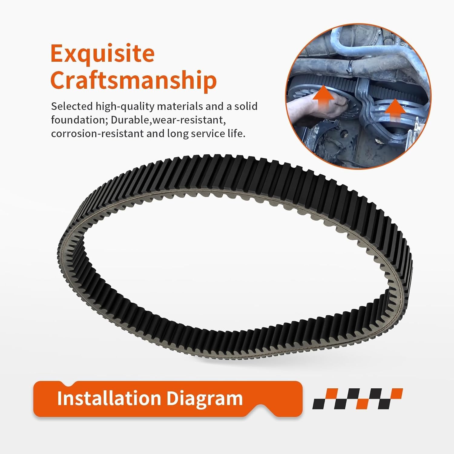 Drive V-Belt For Yamaha Wolverine X2 X4 850 YXE85 YXF85 2018-2024