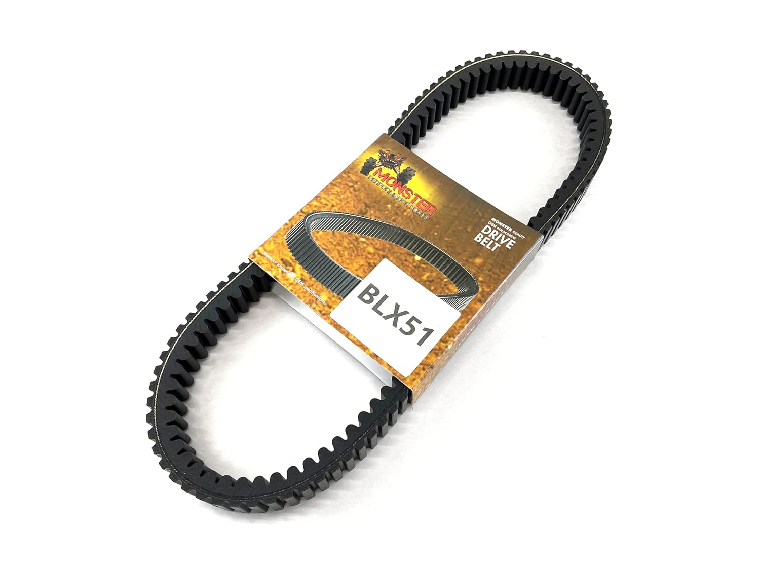 Monster Performance Drive Belt for Polaris 3211218 Heavy Duty Aramid Optimal Grip Long-Life Design Quality Tested Guaranteed Fit