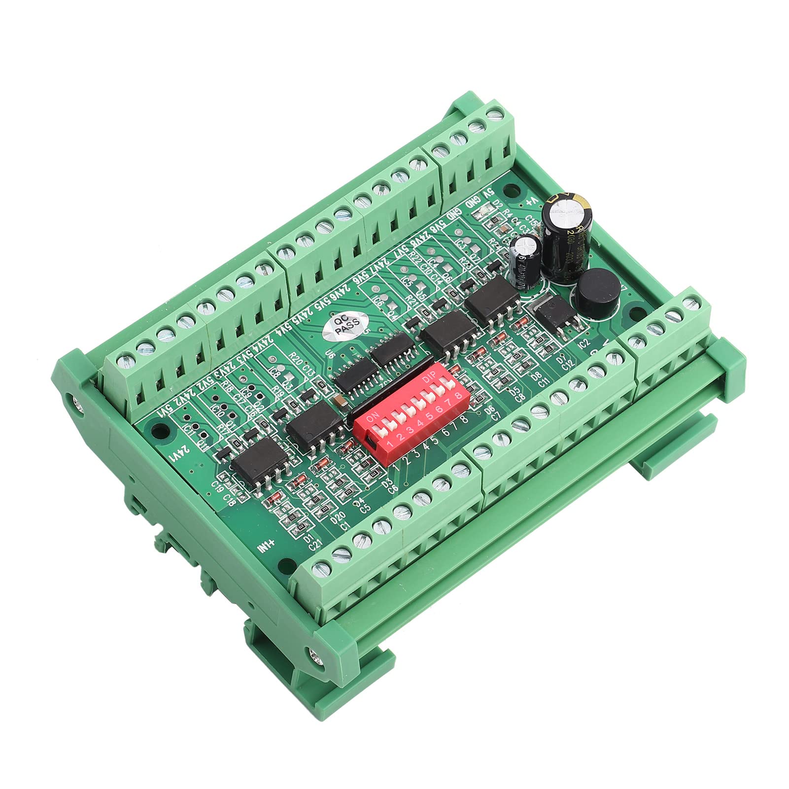 10MHZ 8 canales de NPN / PNP a NPN 5V / 24V Módulo convertidor de nivel conversión de señal de onda cuadrada