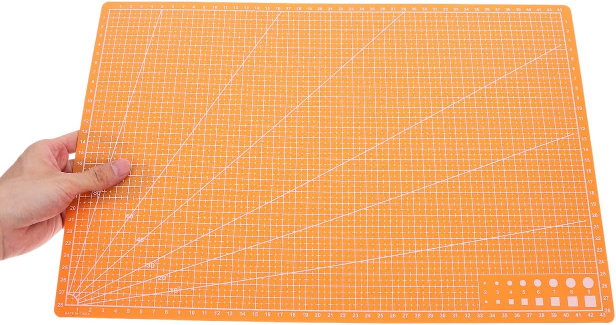 Angoily Self-Healing Dual-Sided Cutting Mat 17.7X11.8 Inch Lightweight Craft Cutting Board for Sewing Quilting Engraving and Scrapbooking Projects