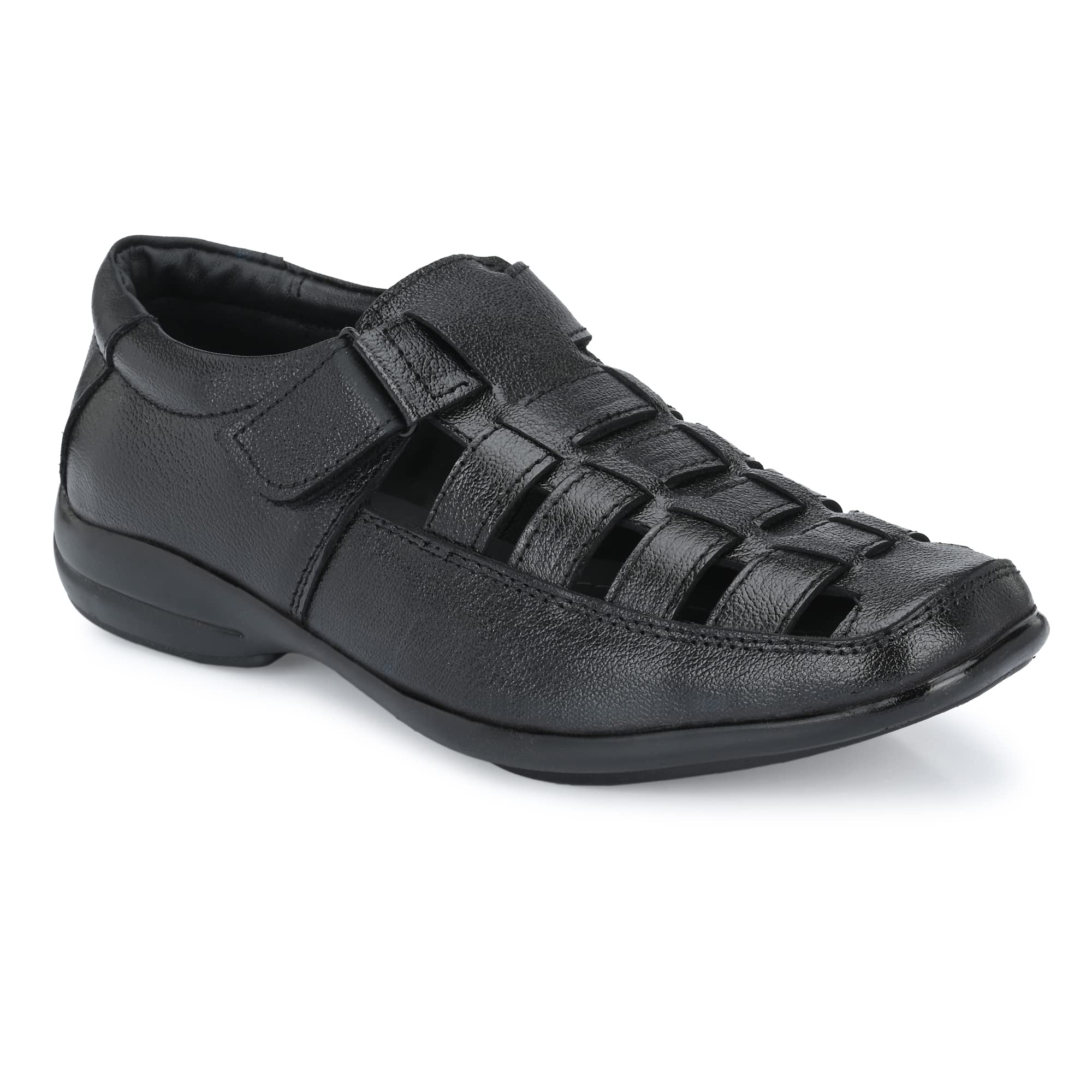 GELLWOJ Mens Genuine Leather Sandal (Black, numeric_7) (B0B3714W4P) Amazon Price History, Amazon Price Tracker