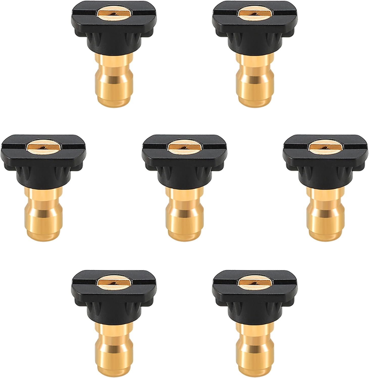 Tool Daily Pressure Washer Tips, 65 Degree Power Washer Soap Nozzles 7 Pack, 1/4 Inch Quick Connect, 4000 PSI