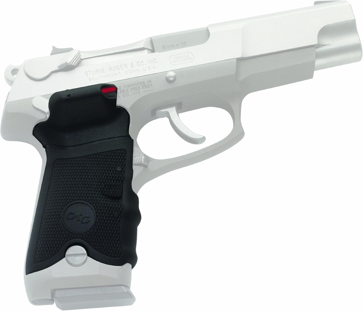 Crimson Trace LG-389 Lasergrips Red Laser Sight Grips for Ruger P-Series Pistols