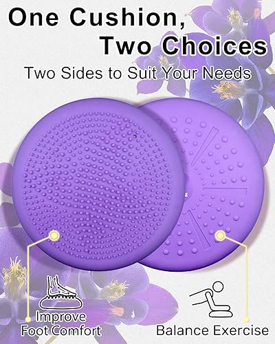 Miniatura 2 de Cojín Tambaleante Tumaz - Asiento Móvil para Mejorar la Postura al Sentarse y Mantenerse Concentrado para Niños con Necesidades Sensoriales, Disco