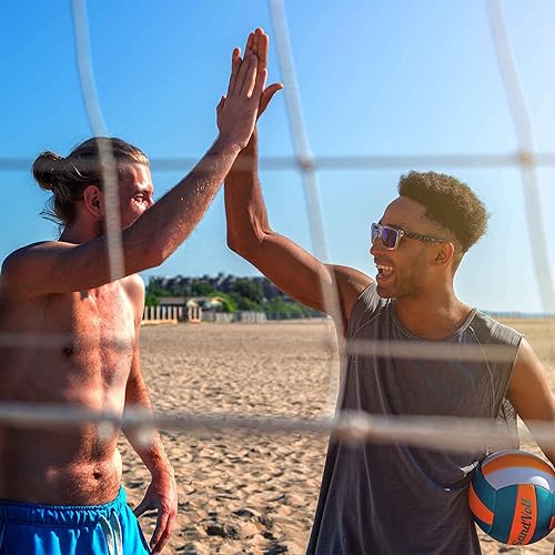 Miniatura 5 de Líneas de voleibol de playa para arena, juego de líneas de límite portátiles de 2 pulgadas para exteriores + anclajes de arena y bolsa de red.