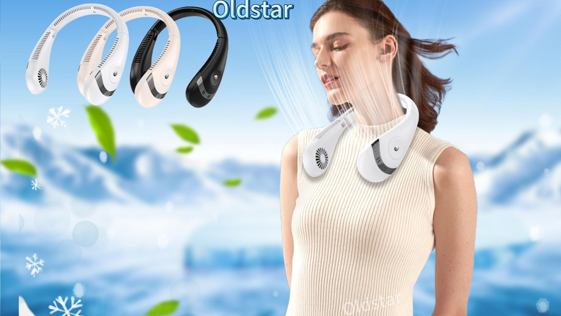 Amazon | ネッククーラー『2025年夏革新型』Oldstar ネックファン