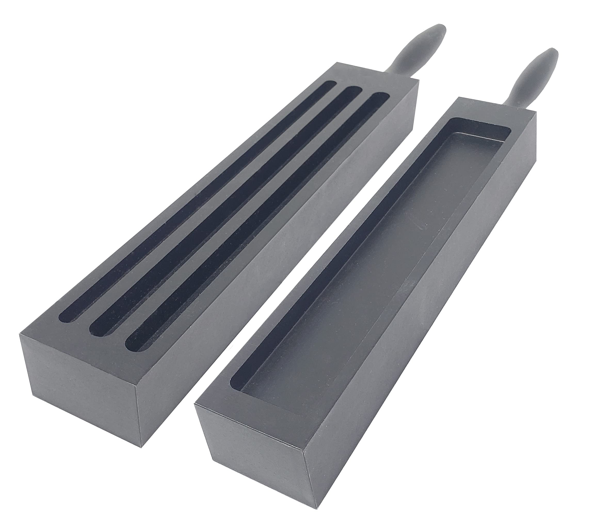 Ingot Mold Double Sided Gray Cast Iron Ingot Mold for Wire Crucible for Melting Casting Refining (Size 5)