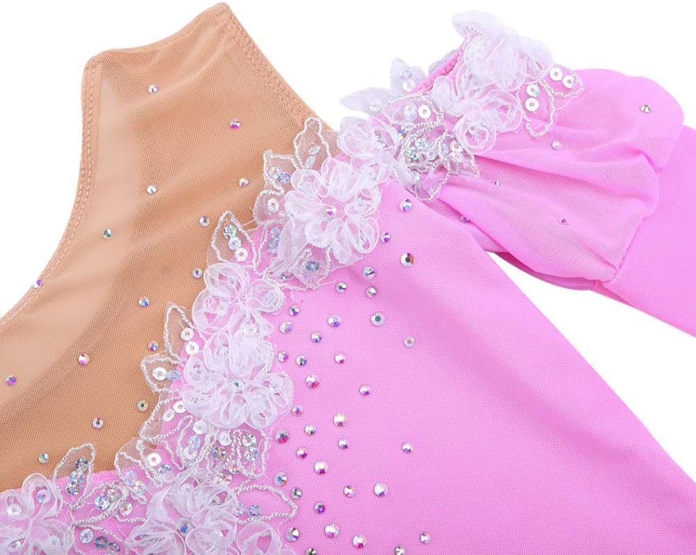 Figure Skating Competition Dress Gradient Girls' Ice Skating Performance Costume Skating Costumes