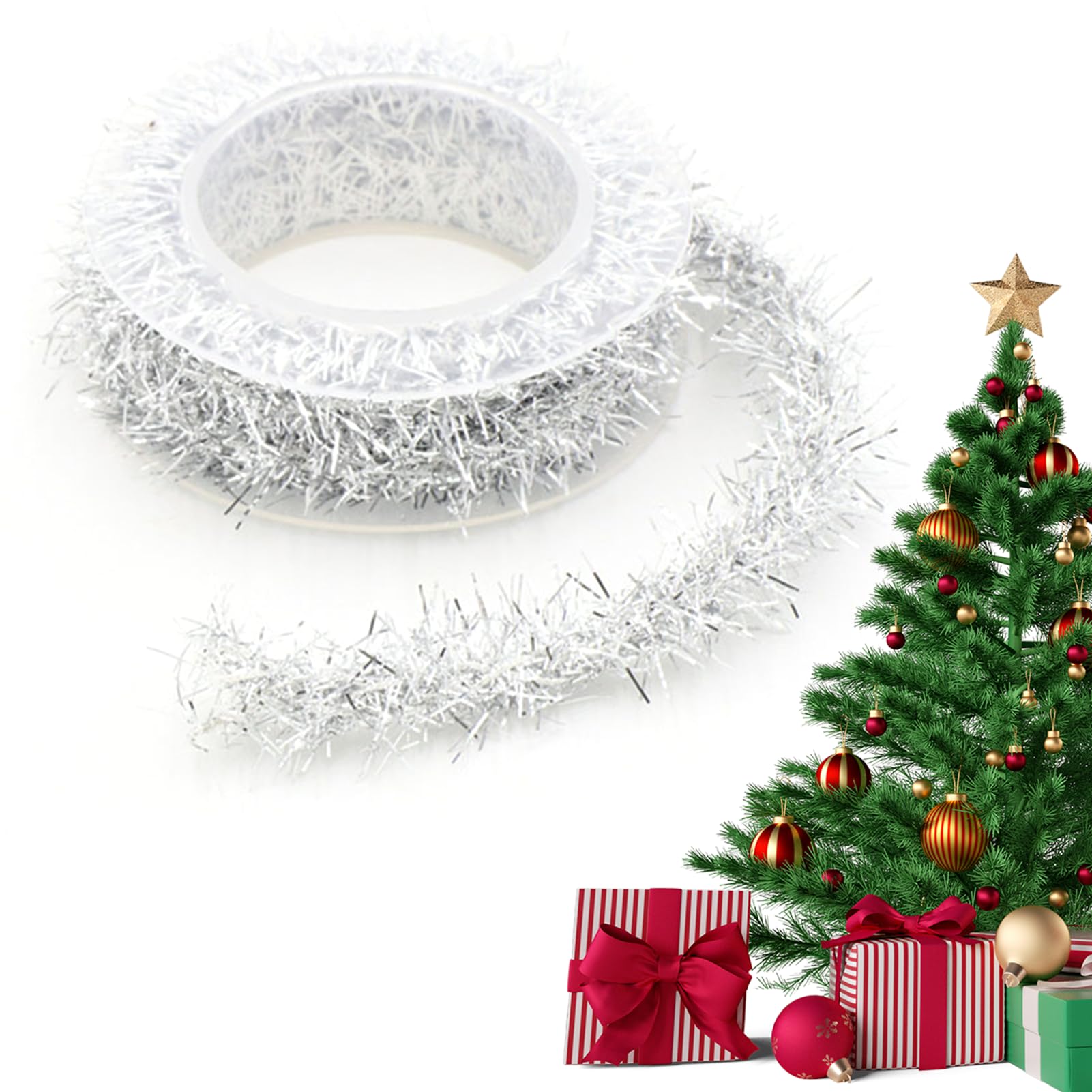 ふわふわ Xmasおっきめリボン【1536】