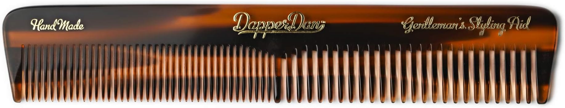 Dapper Dan Handmade Hair Comb, 170mm x 30mm