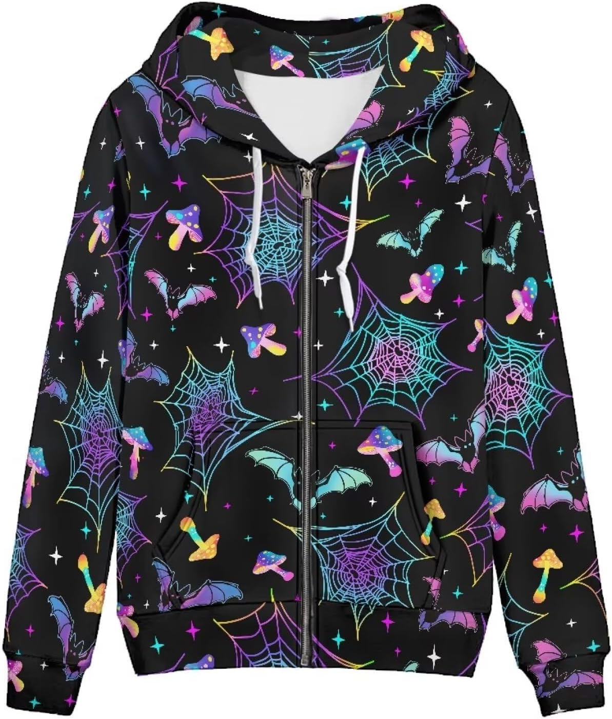 Ystardream Oversized Zip Up Hoodies for Women Loose Fit Sweatshirts Y2K Clothes