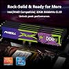 Kit de Memoria RAM PUSKILL 32GB (2x16GB) DDR4 2666MHz PC4-21300 para Escritorio, UDIMM sin ECC no buffer 1.2V CL19 288 pines, módulo de doble canal para PC Intel y AMD 7