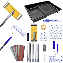 48-inch Manual Hand Drywall Sander with Extension Pole pole sander+paint roller kit