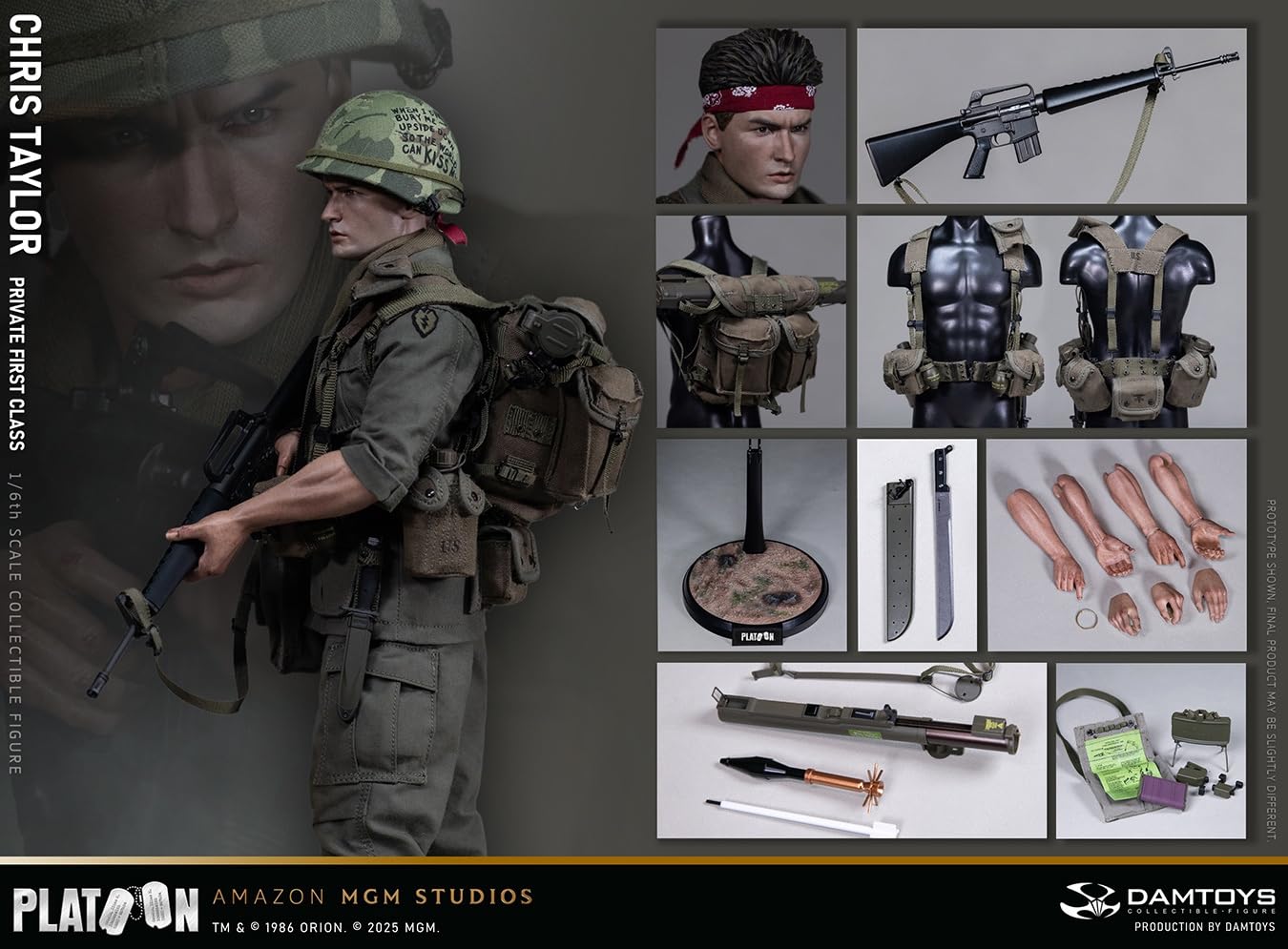 Amazon | [Tbmodel] DAMTOYS 1/6 フィギュア用 兵士 クリス・テイラー