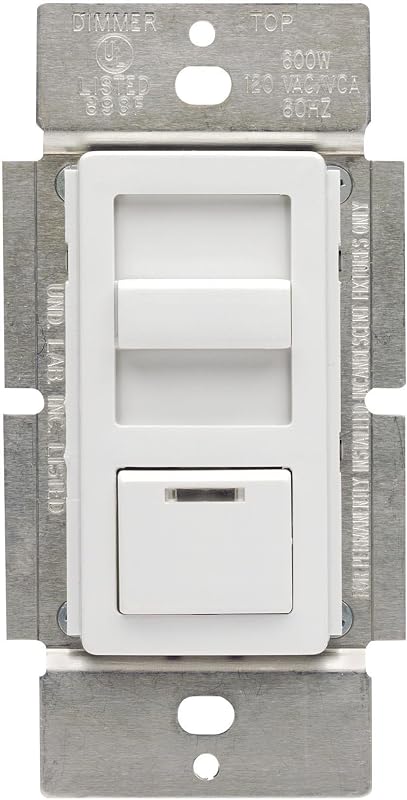 Leviton IllumaTech Fan Speed Control Switch, 1.5A, Single Pole, IPF01-1LZ