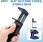 Airplane Phone Holder, 2 Pack 360 Degree Rotation Plane Phone Holder Foldable Handsfree Phone Stand Travel Essentials for Tray Table
