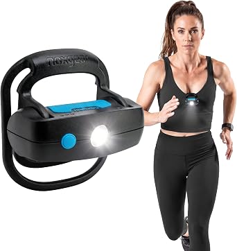 noxgear Nomad Clip-On Running Light 500 Lumen USB-C Rechargeable Wearable Flashlight, Bounce-Free Chest or Waist Mount for Night Runs, Waterproof Hands-Free Lamp for Trails, Hiking, Walking