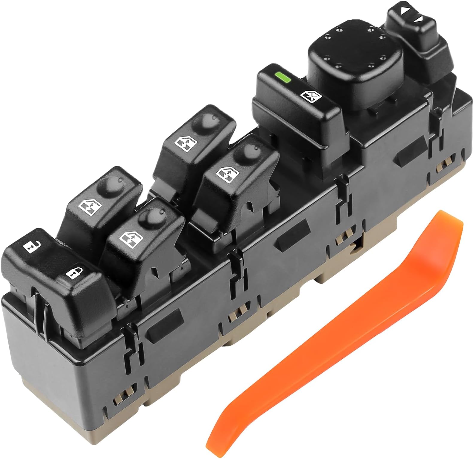 Master Power Window Switch Driver Side Compatible with 2003-2006 Chevy Avalanche Silverado 1500 2500 3500 Suburban Tahoe, GMC Sierra 1500 2500 3500 Yukon, Cadillac Escalade for 15883323 DWS-220