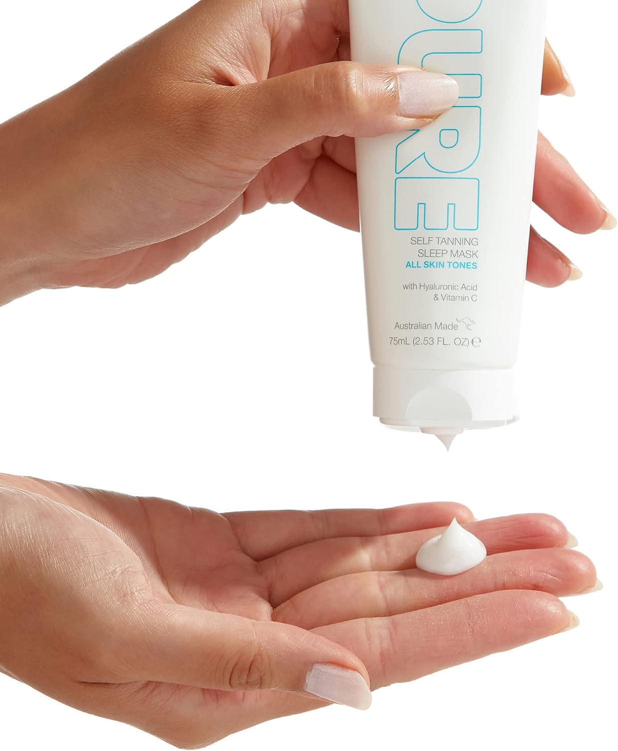 Bondi Sands PURE Self-Tanning Sleep Mask, White, 75 ml (Pack of 1) - Image 4
