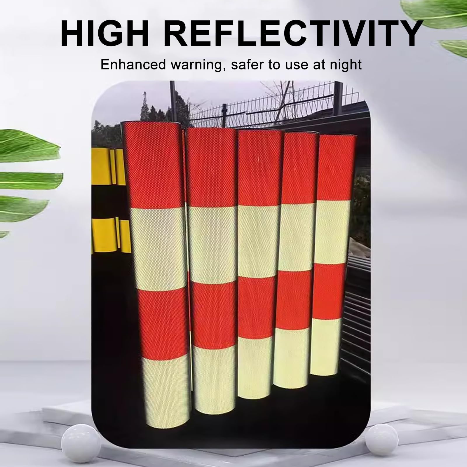Borne de sécurité pour Parking, Lot de 4, Acier Jaune 12 x 80 cm (5 x 31,5 po), 16 boulons d'ancrage, barrière de sécurité métallique
