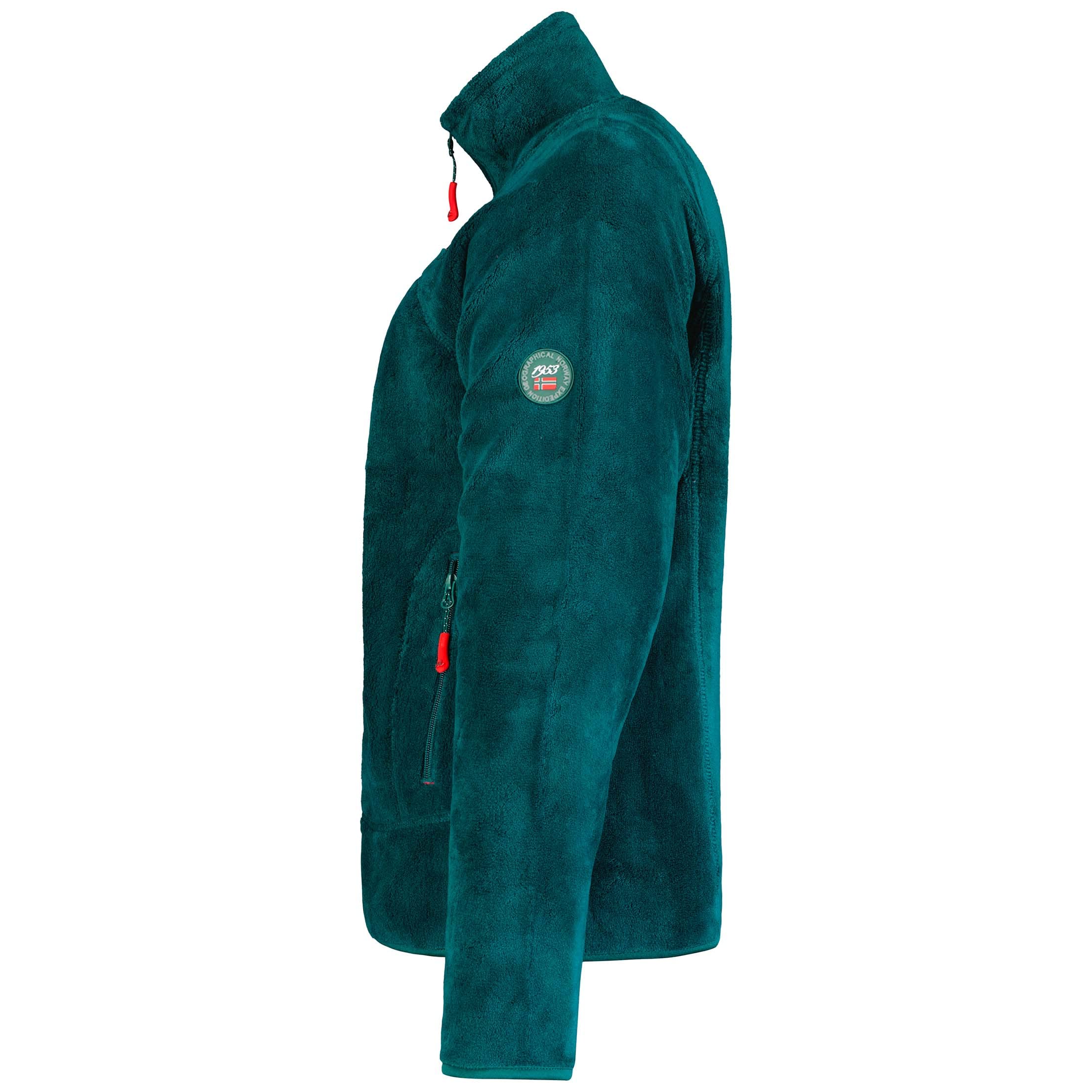 Geographical Norway - Polaire pour femme UPALINE - Couleur verte, taille XL, Vert foncé, XL