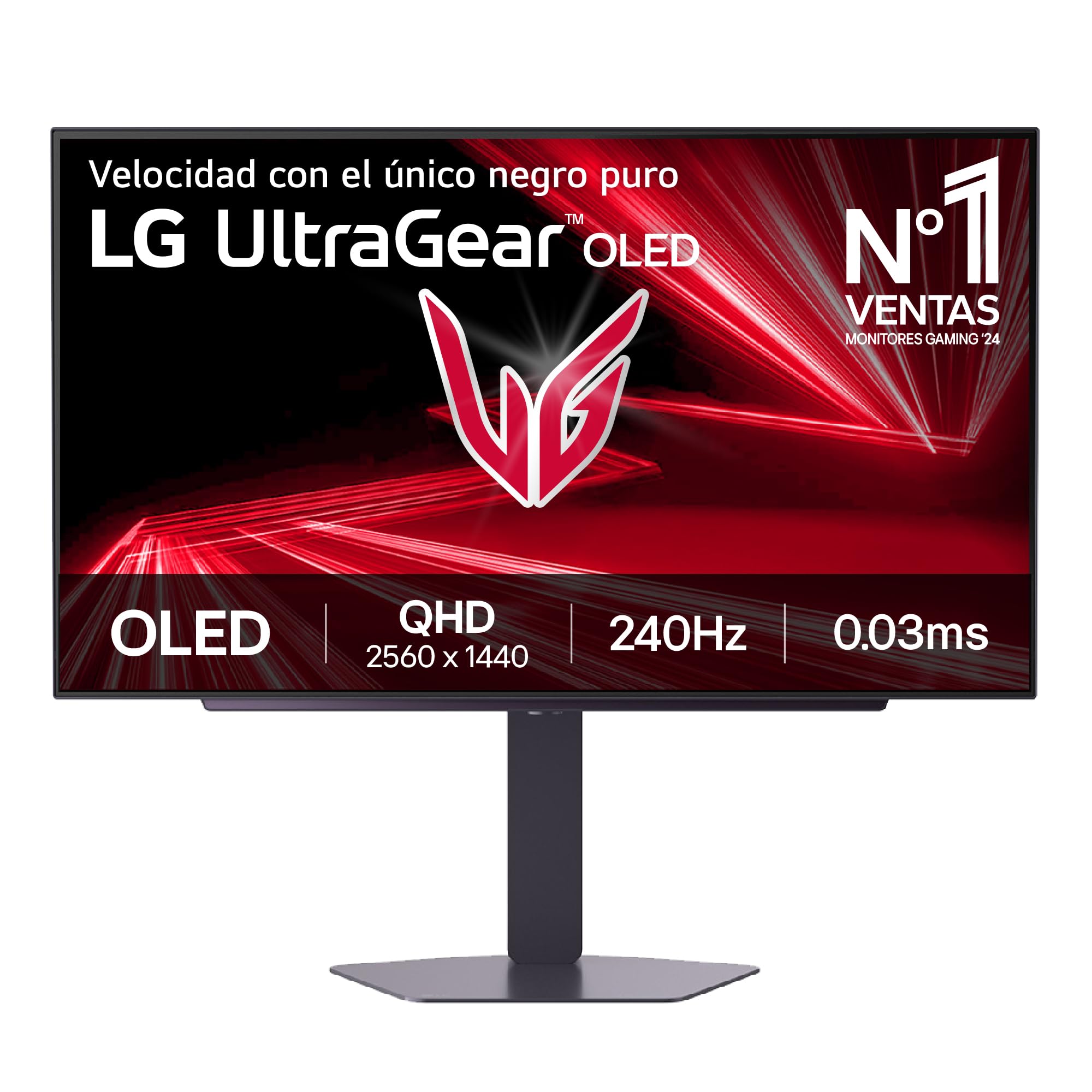 Monitor LG Ultragear OLED 27": Velocidad y Color Inigualable
