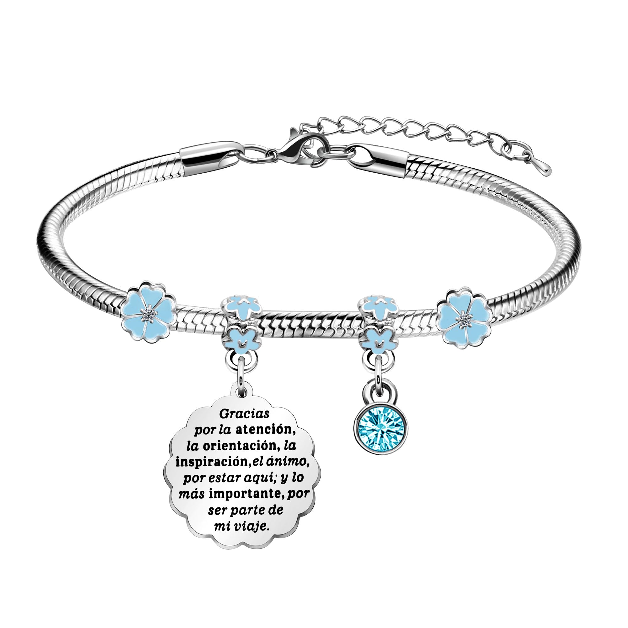Angelra Regalo de Profesora Pulsera de MujerUn Gran Profesora es Difícil de Encontrar e Imposible de Olvidar Colgante Grabado Pulseras Regular Regalos de Graduación