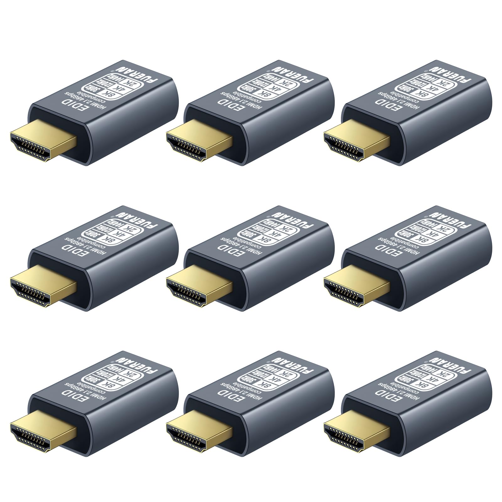 4K 120Hz 8K 30Hz HDMI Dummy Plug 4K EDID Emulator Virtual Monitor, Headless Display Adapter,Supports up to 4k@120Hz,1440/1080@144Hz hdmi Fake emulators (8K-30Hz-9P)