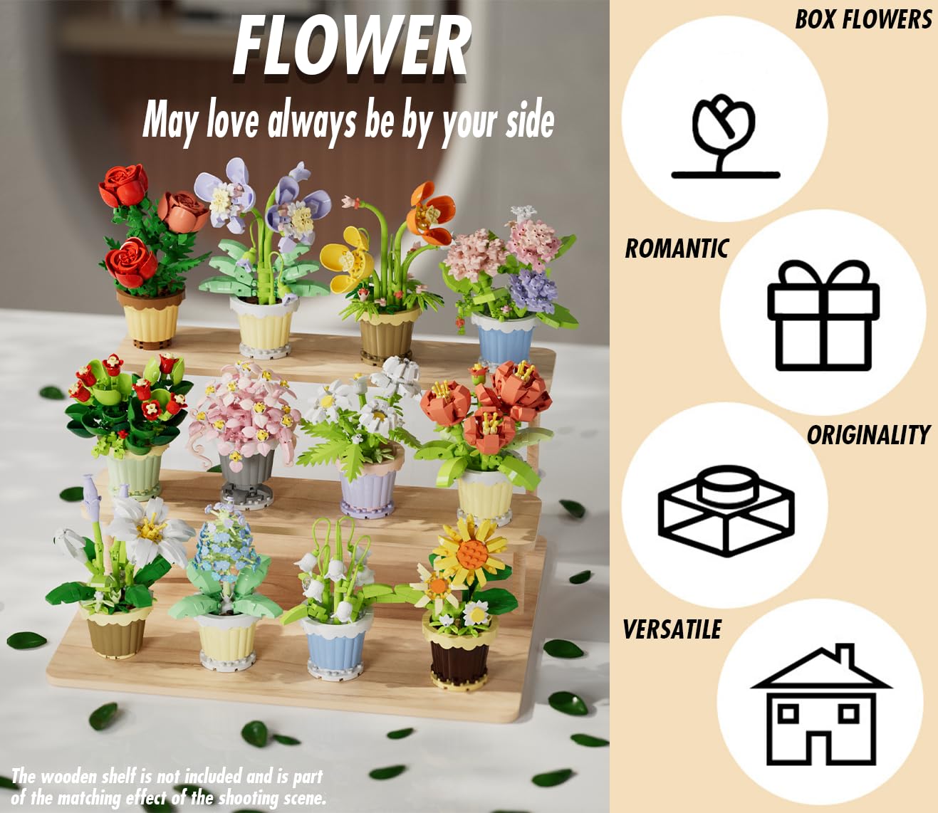 Amazon.com: Jollcnoia 12 Set Mini Flower Potted Plant Bonsai