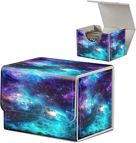 Card Deck Box for MTG, Microfiber Lining and Waterproof PU Leather Large Size Ca