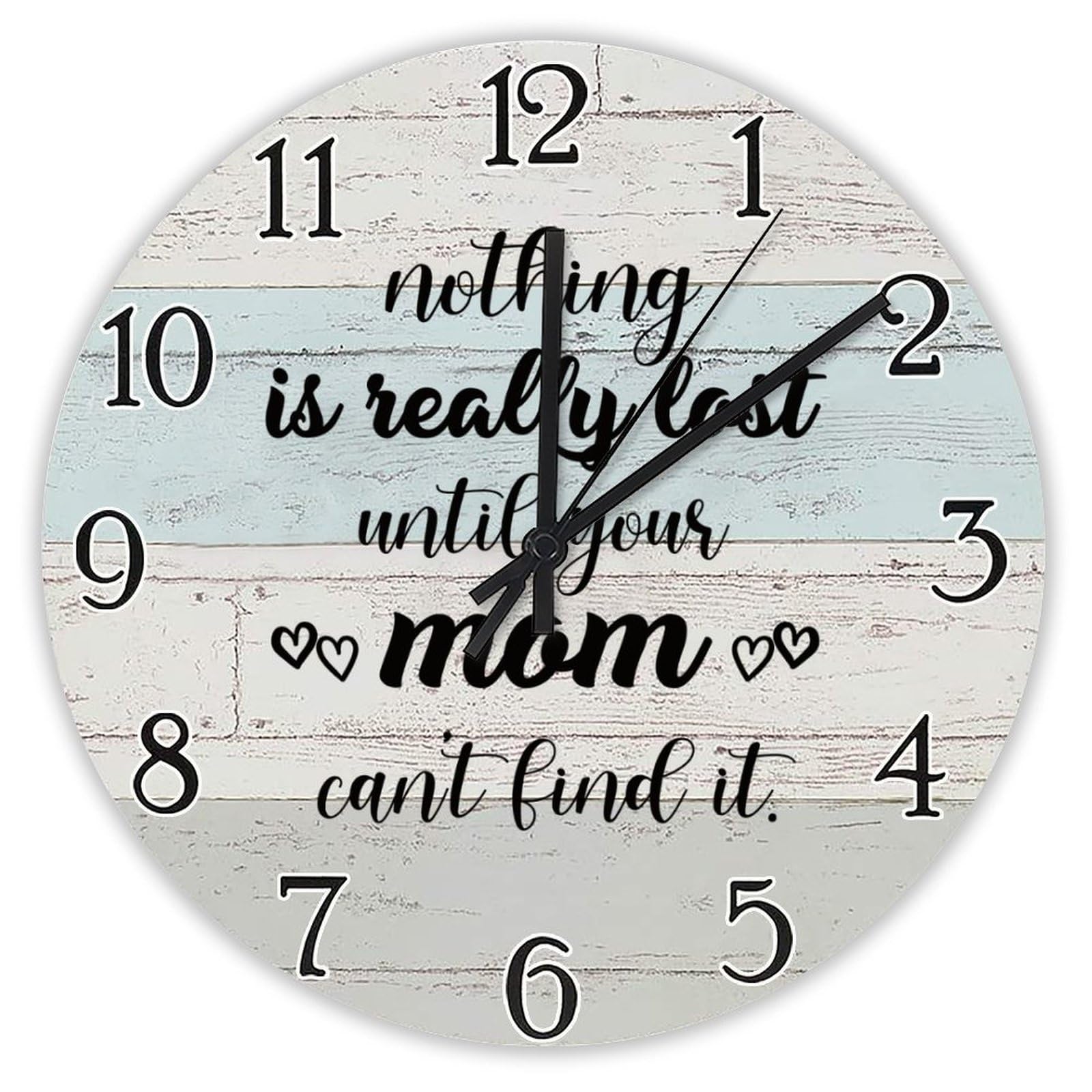 Horloge murale décorative inspirante en bois pour créer une ambiance cosy dans votre cuisine