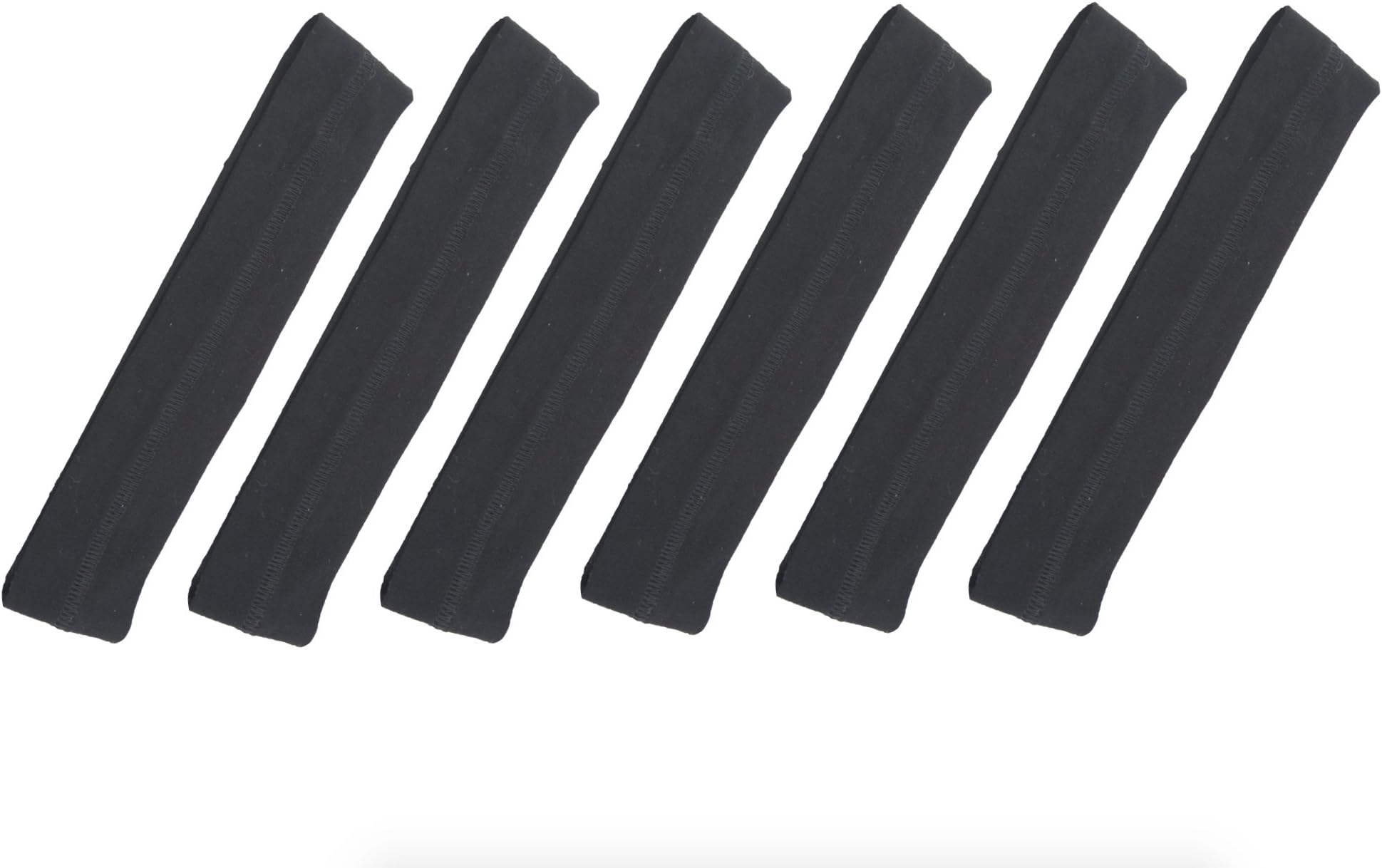 6-Pack Bamboo & Cotton Athletic Headband - Thermo-Regulating and Performance Boosting for Basketball, Tennis, Soccer, Volleyball, and More