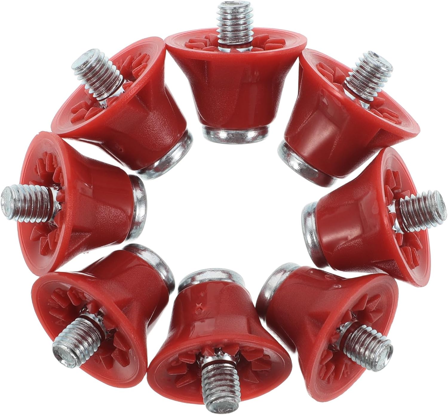12PCS Metal Football Shoe Studs Replacement Spikes for Soccer Cleats Threaded Design for Adults and Youth Sturdy and Lightweight Sports Accessories