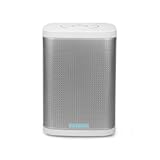 Upgraded Concert Wi-Fi Bluetooth Smart Hi-Fi Speaker with Alexa Built-in&comma; 6 Drivers&comma; 50W&comma; Multiroom Music System&comma; Voice Control&comma; Support Airplay 2&comma; Spotify&comma; Tidal and More Streaming &lpar;White&rpar;