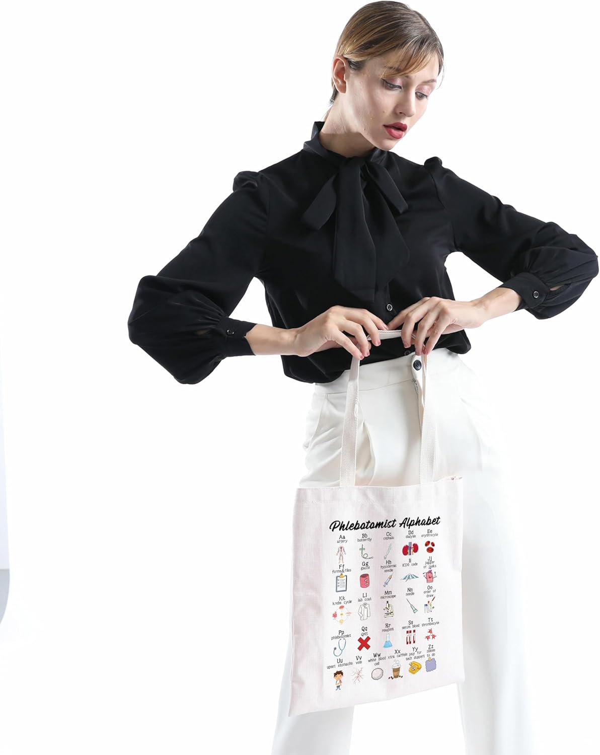 MINIGIU Phlebotomist Tote Bag - Appreciation & Graduation Gift - Image 2