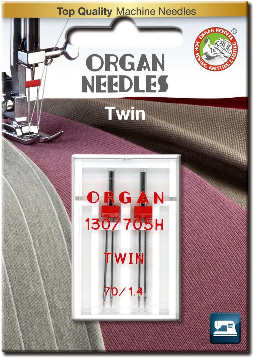ORGAN NEEDLES 70/1.4 Twin Universal x 2 Needles
