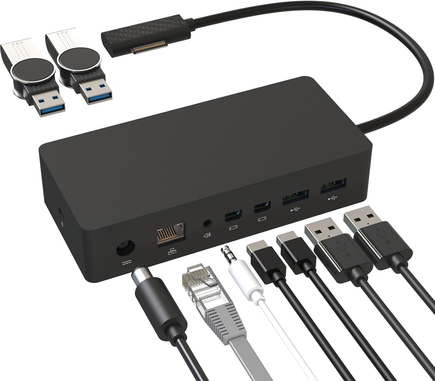 Docking Station CHONIMAR 9 en 1 para Surface con Fuente 90W