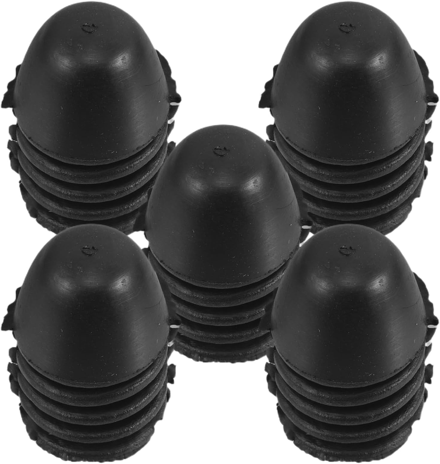 SMASOLO 5pcs Car Engine Hood Rubber Buffer Pads with Bumper Holders, Bonnet Cushion Stop Replacement Parts for Multiple Car Models, Sturdy Hood Insulation Pads for Automotive Use