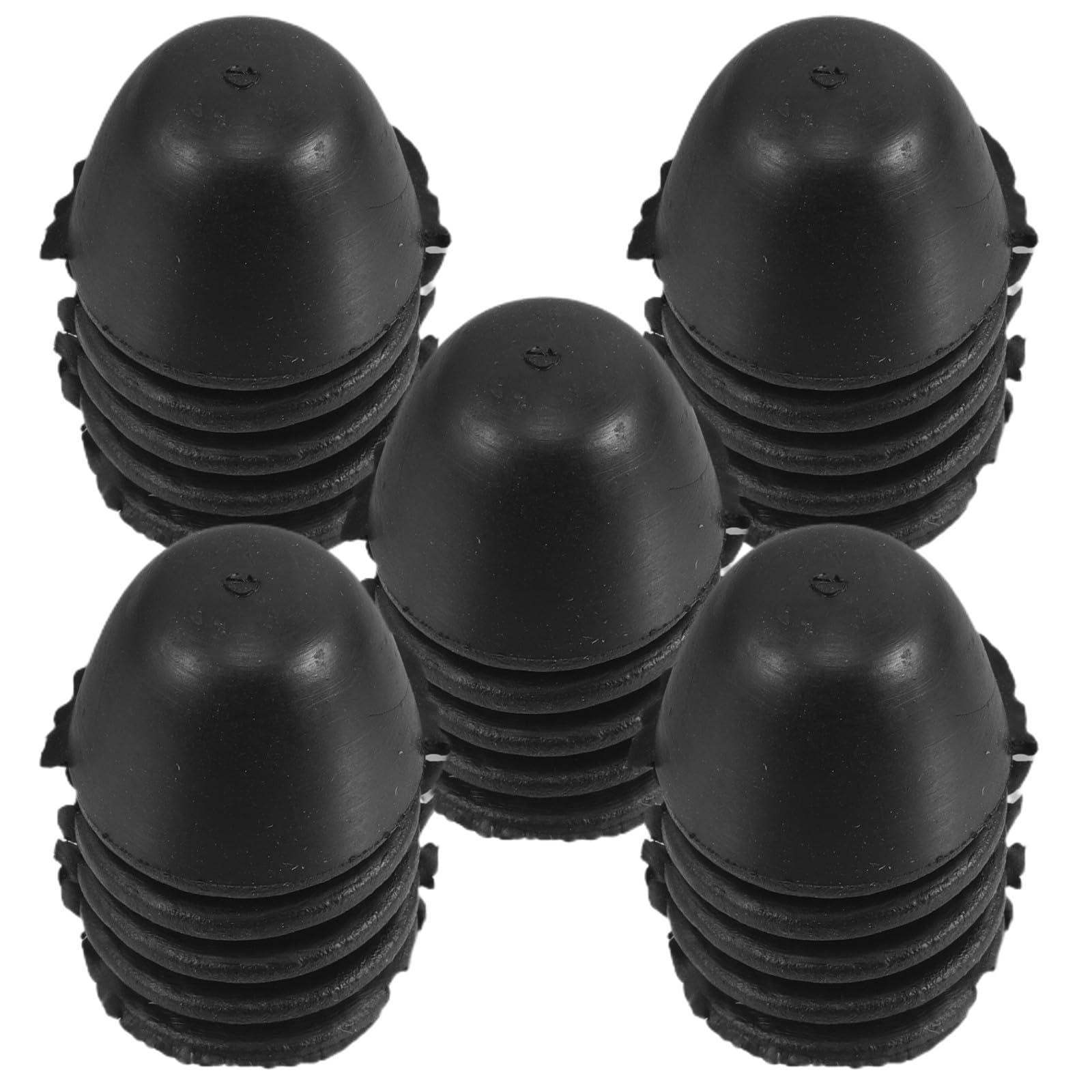 SMASOLO 5pcs Car Engine Hood Rubber Buffer Pads with Bumper Holders, Bonnet Cushion Stop Replacement Parts for Multiple Car Models, Sturdy Hood Insulation Pads for Automotive Use