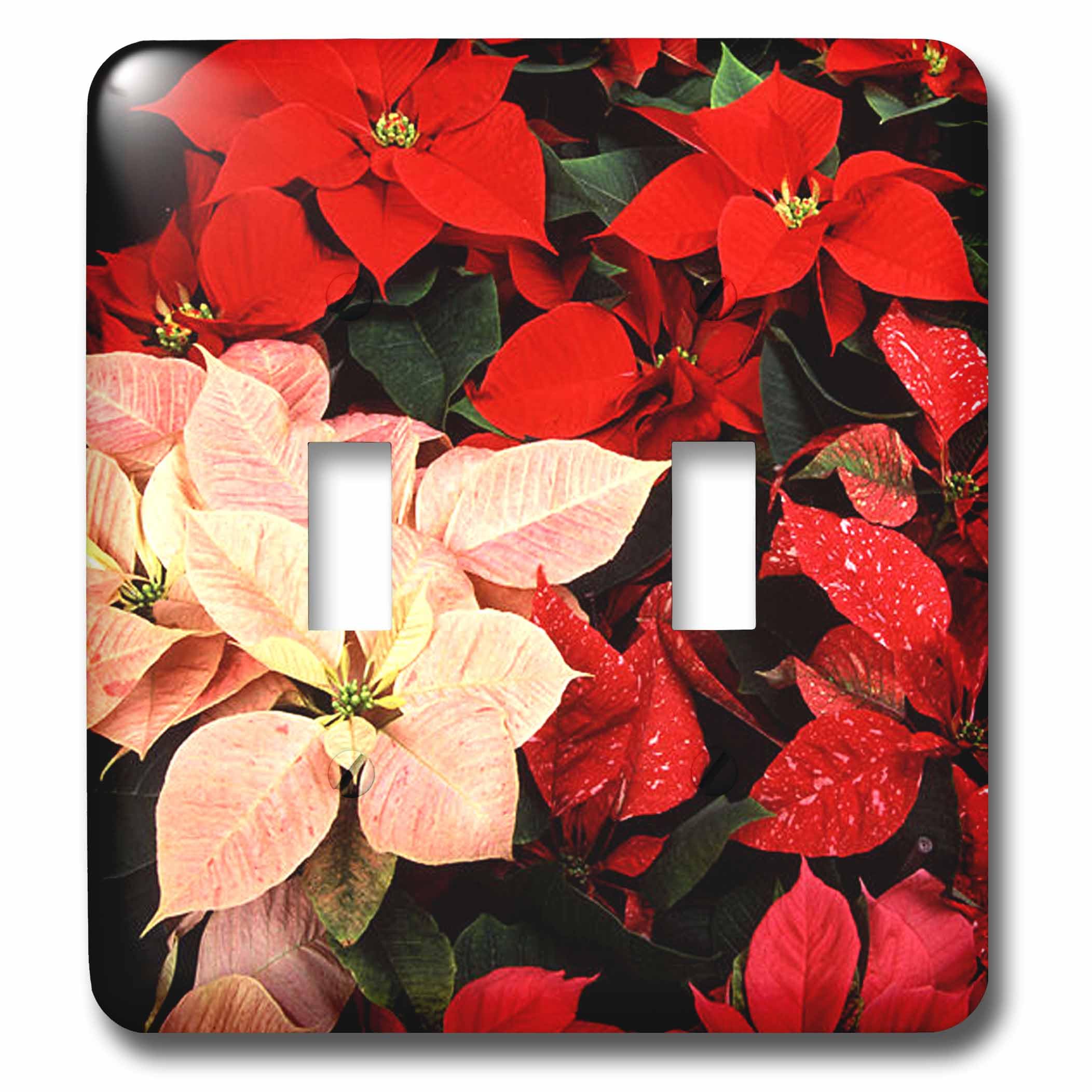 Poinsettia interrupteur double à bascule : transformez l'ambiance de votre salon